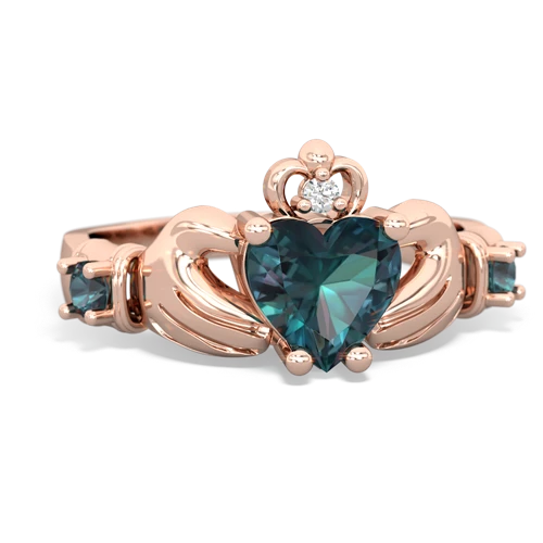 opal-tourmaline claddagh ring