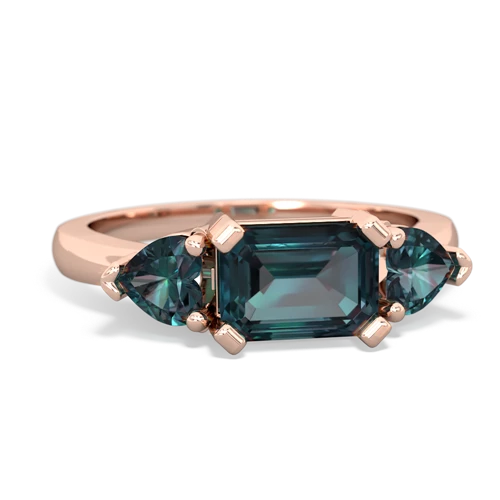 smoky quartz-turquoise timeless ring