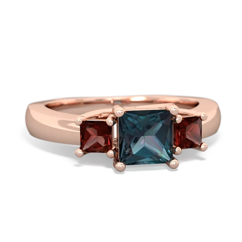 alexandrite-garnet timeless ring