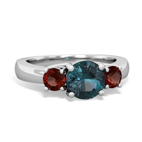 alexandrite-garnet timeless ring