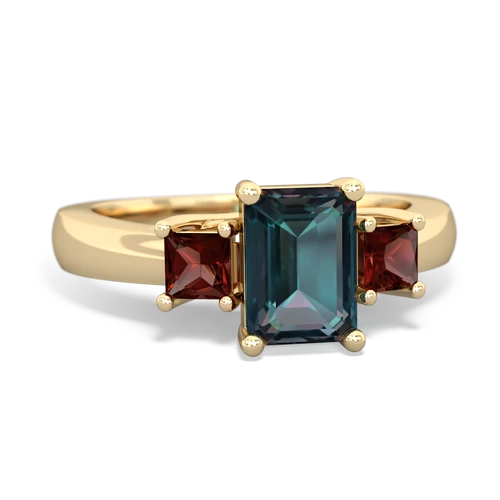 alexandrite-garnet timeless ring