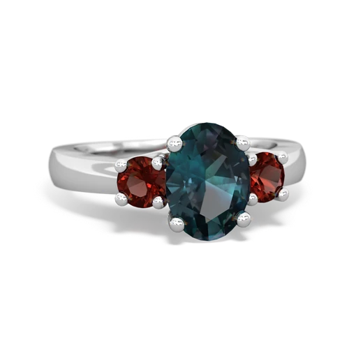 alexandrite-garnet timeless ring