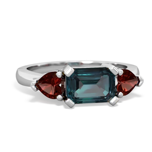 alexandrite-garnet timeless ring