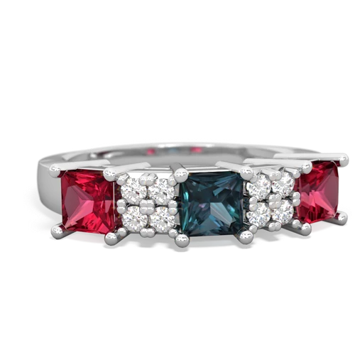 alexandrite-lab ruby timeless ring