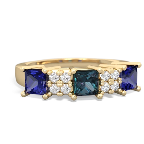 alexandrite-lab sapphire timeless ring