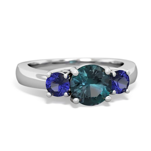 alexandrite-lab sapphire timeless ring