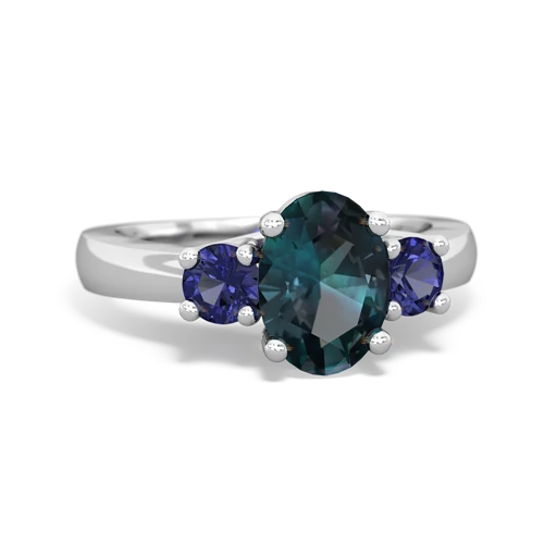 alexandrite-lab sapphire timeless ring