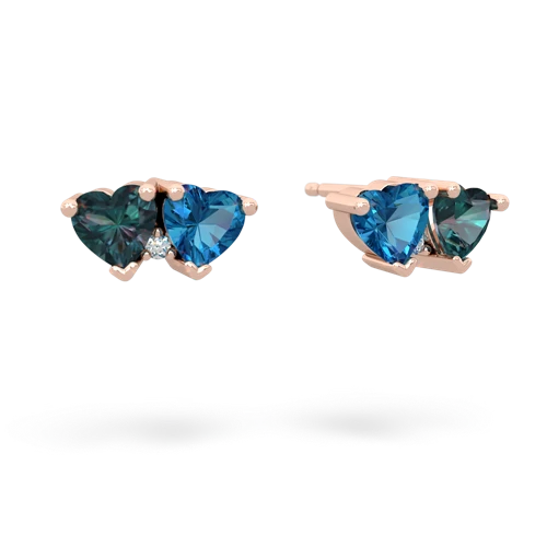 alexandrite-london topaz  earrings