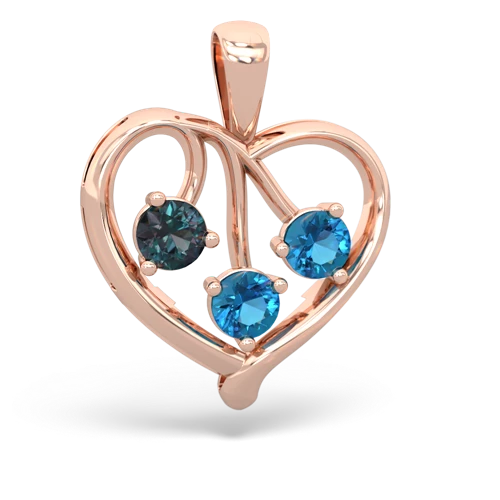 alexandrite-london topaz love heart pendant