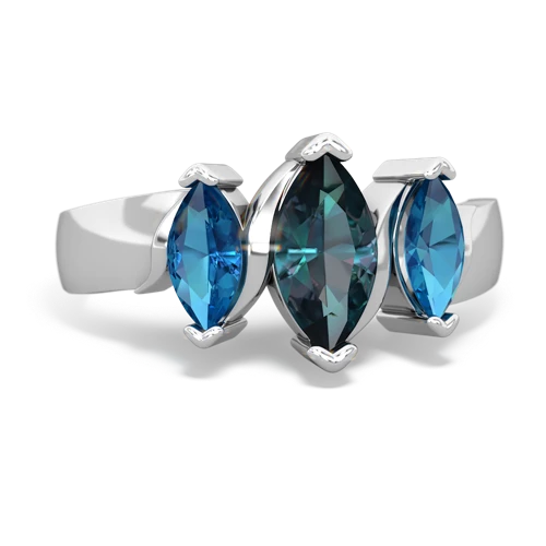 alexandrite-london topaz keepsake ring