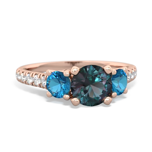 alexandrite-london topaz trellis pave ring