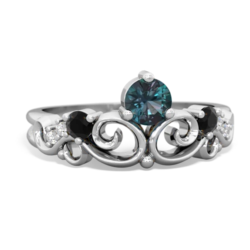 alexandrite-onyx crown keepsake ring