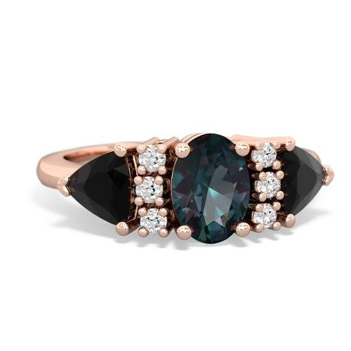 alexandrite-onyx timeless ring