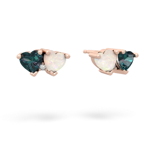 alexandrite-opal  earrings