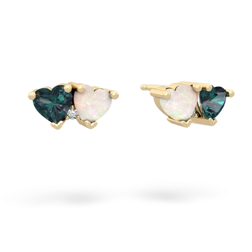 alexandrite-opal  earrings