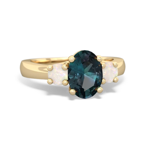 alexandrite-opal timeless ring