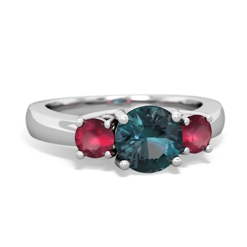 alexandrite-ruby timeless ring