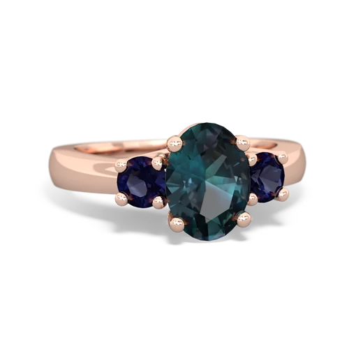 alexandrite-sapphire timeless ring