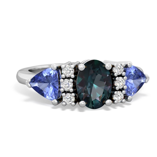 alexandrite-tanzanite timeless ring