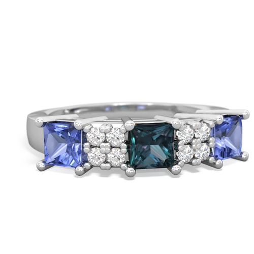 alexandrite-tanzanite timeless ring