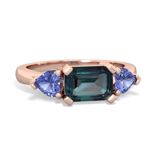 alexandrite-tanzanite timeless ring