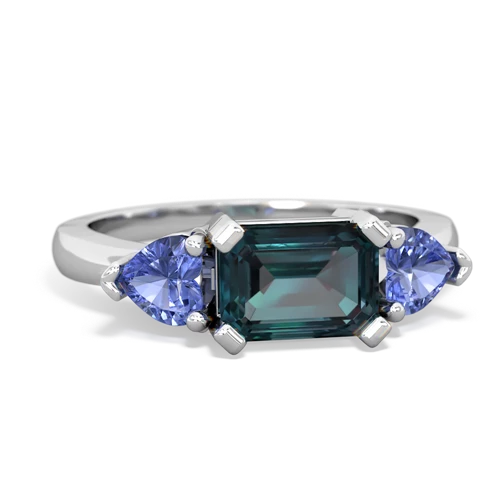 alexandrite-tanzanite timeless ring