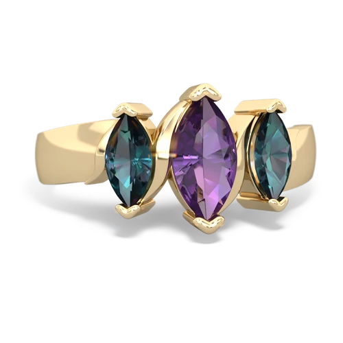 amethyst-alexandrite keepsake ring