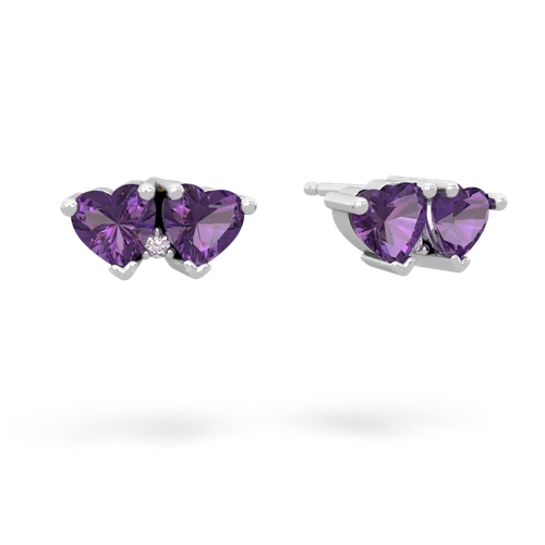 amethyst-amethyst  earrings