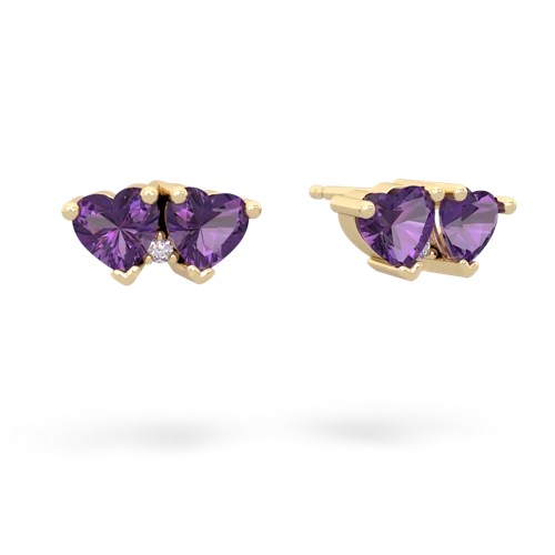 amethyst-amethyst  earrings