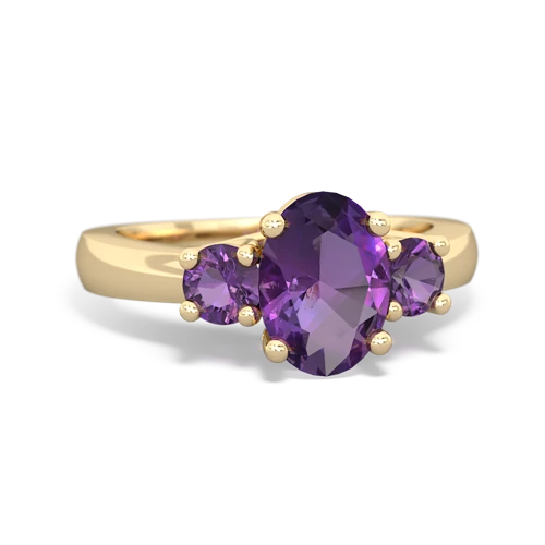 amethyst-amethyst timeless ring