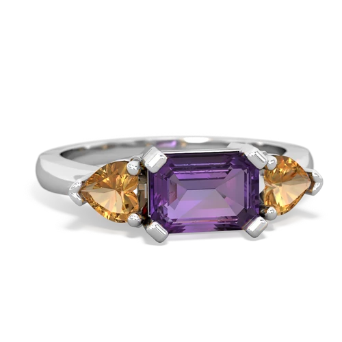 amethyst-citrine timeless ring