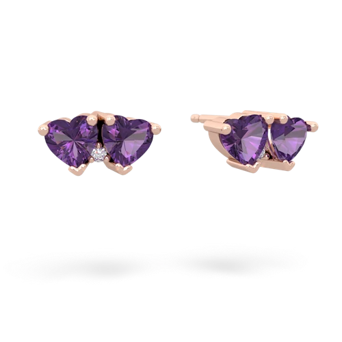 amethyst  earrings