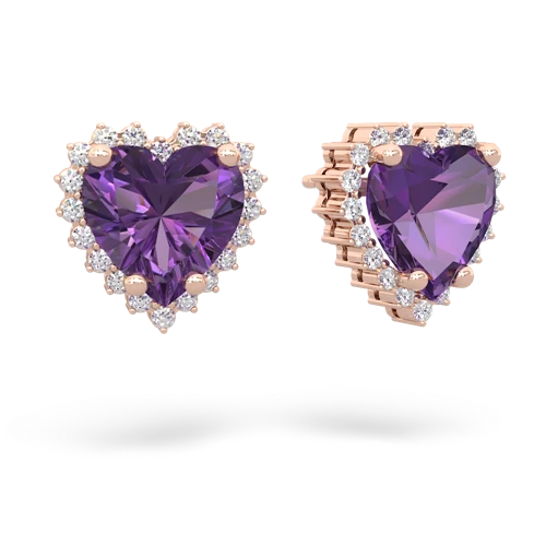 amethyst timeless earrings