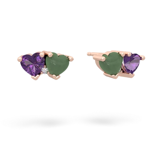 amethyst-jade  earrings