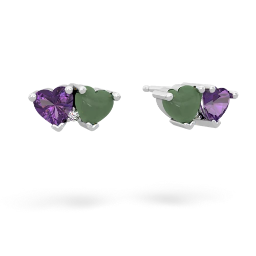 amethyst-jade  earrings