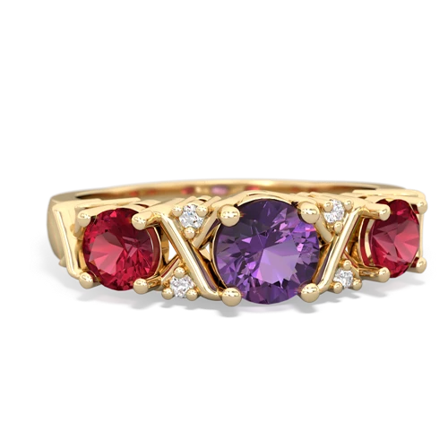 amethyst-lab ruby timeless ring