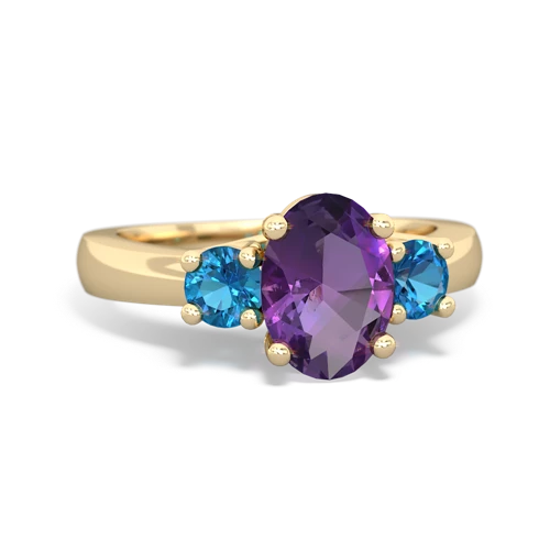 amethyst-london topaz timeless ring