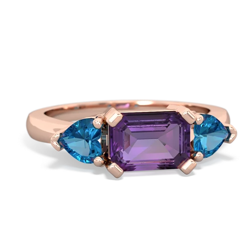 amethyst-london topaz timeless ring