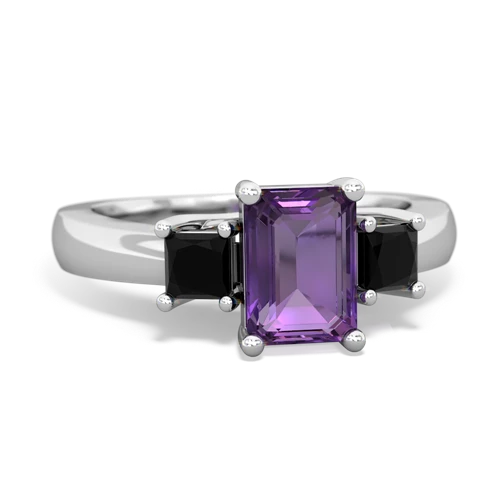 amethyst-onyx timeless ring