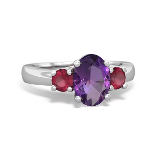 amethyst-ruby timeless ring