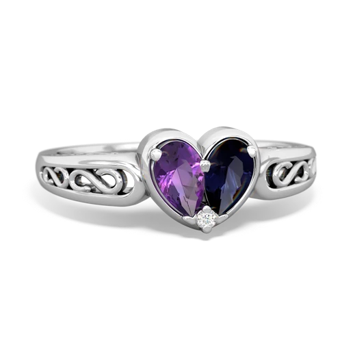 Amethyst and store sapphire jewelry