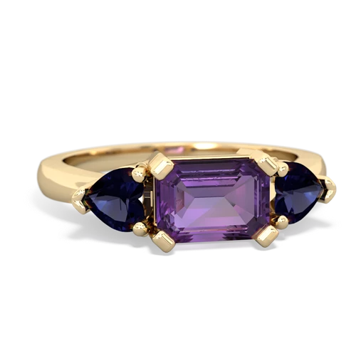 amethyst-sapphire timeless ring