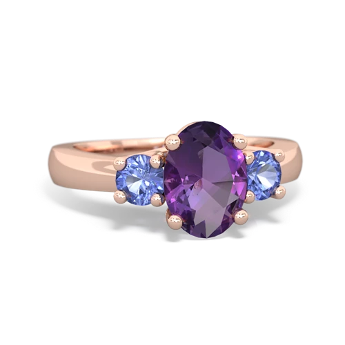 amethyst-tanzanite timeless ring