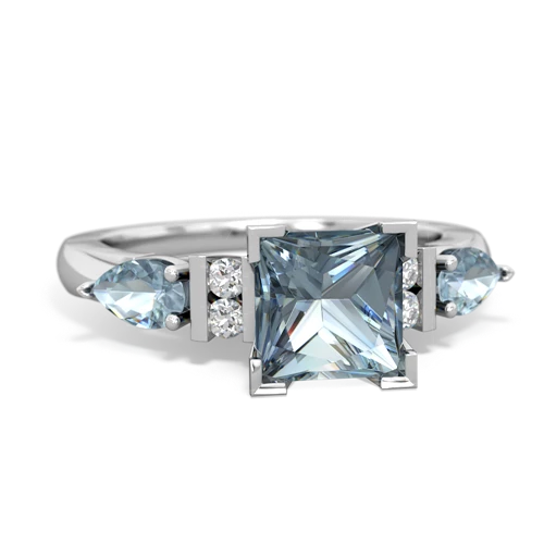 smoky quartz-opal engagement ring