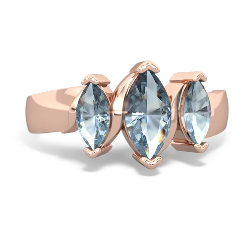 aquamarine-pink sapphire keepsake ring