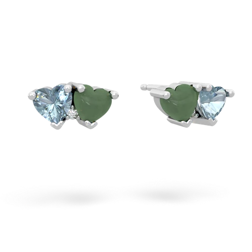 aquamarine-jade  earrings