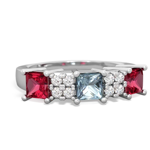 aquamarine-lab ruby timeless ring