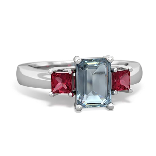 aquamarine-lab ruby timeless ring