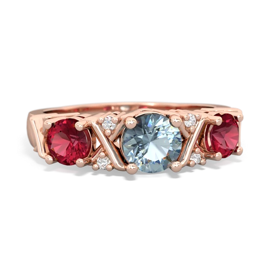 aquamarine-lab ruby timeless ring