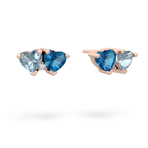 aquamarine-london topaz  earrings